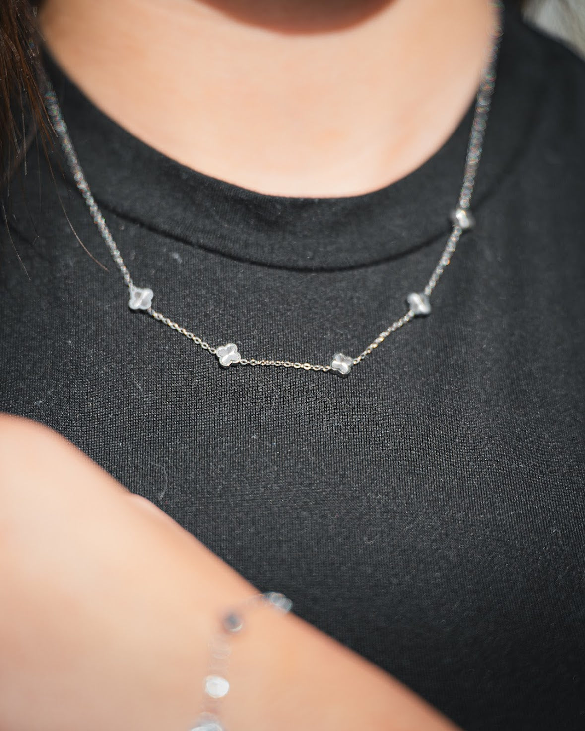 Collier Fleur d’Argent