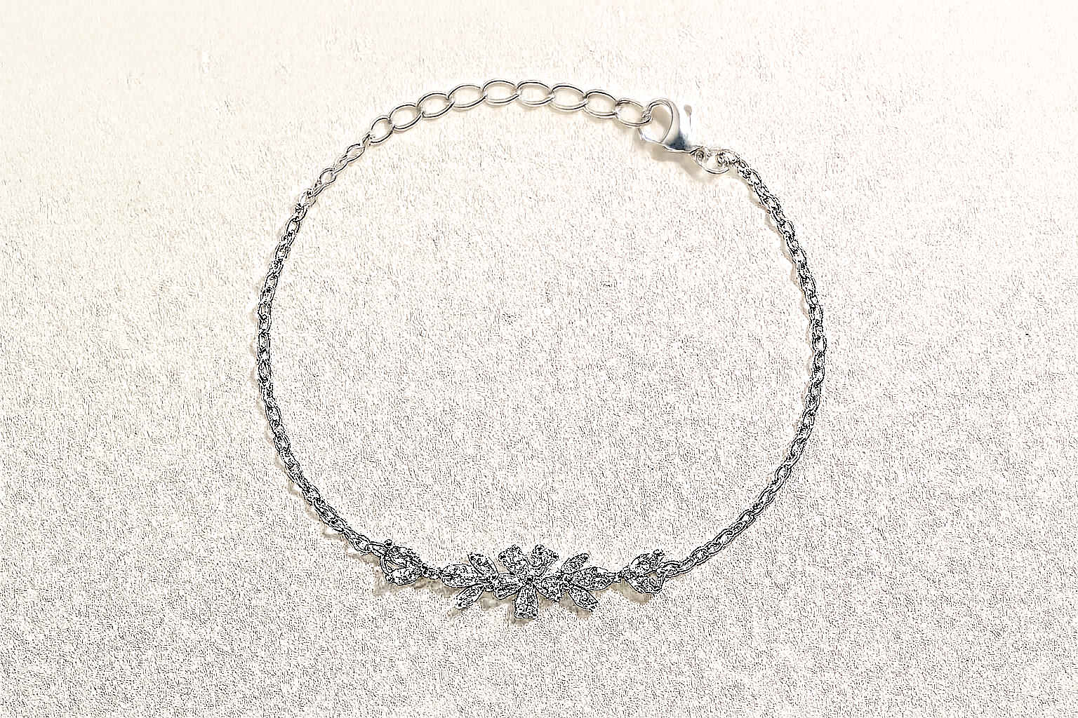 Bracelet Fleur Cristal – Doré & Argenté