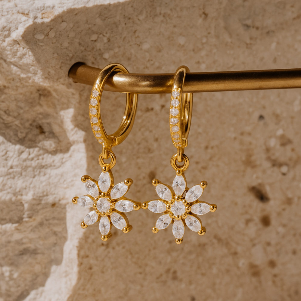 Boucles Fleur Dorée
