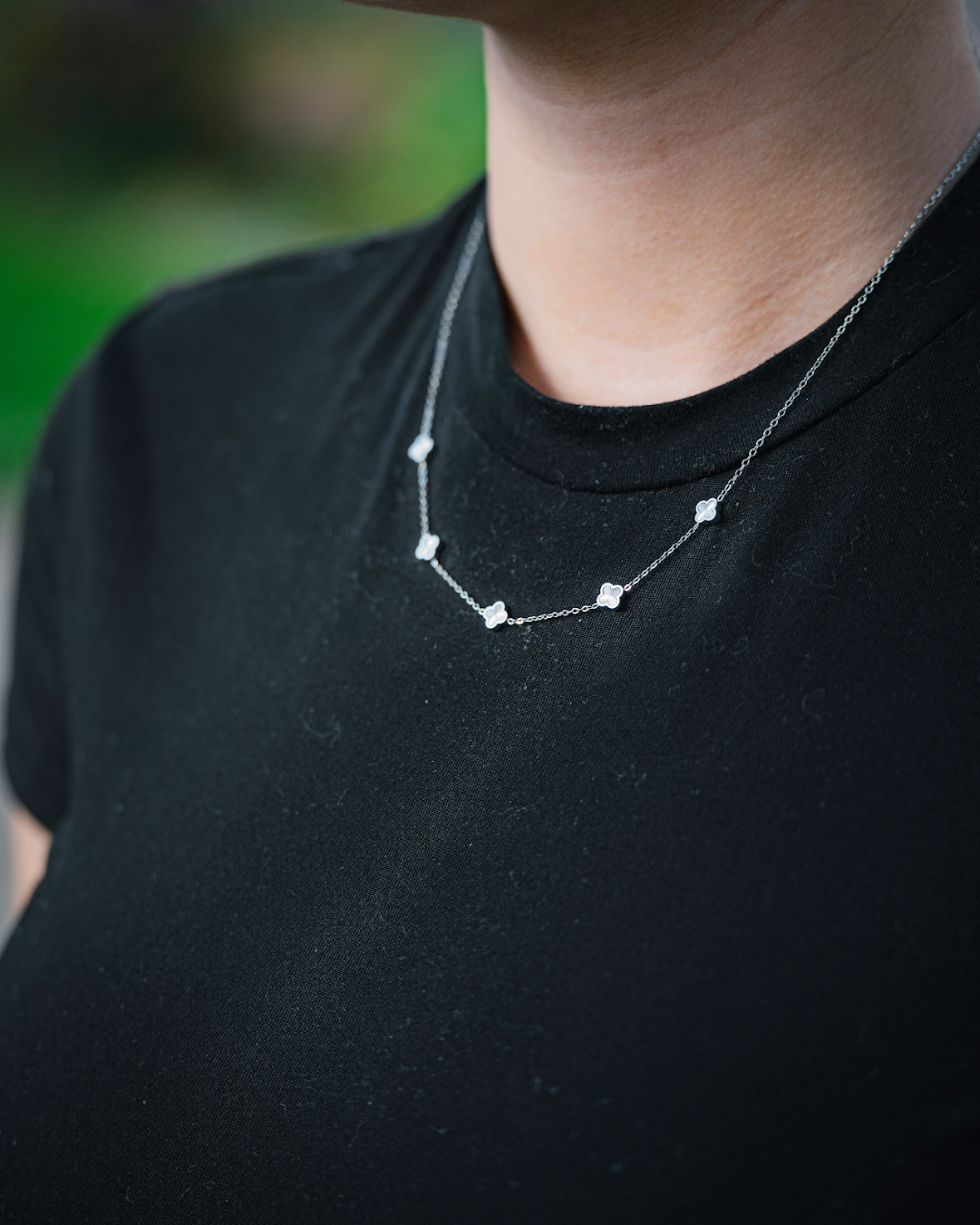 Collier Fleur d’Argent