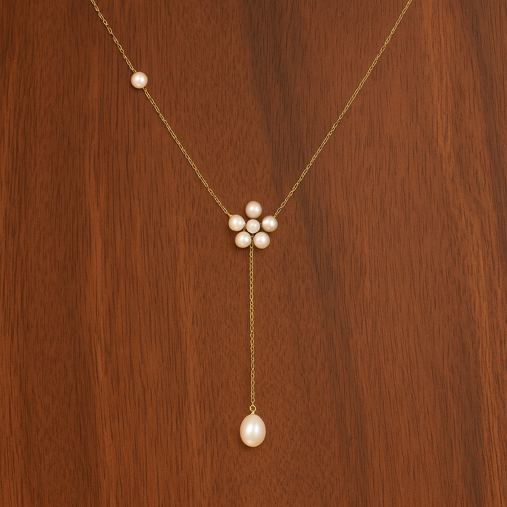 Collier Fleur de Perles - Élégance Dorée