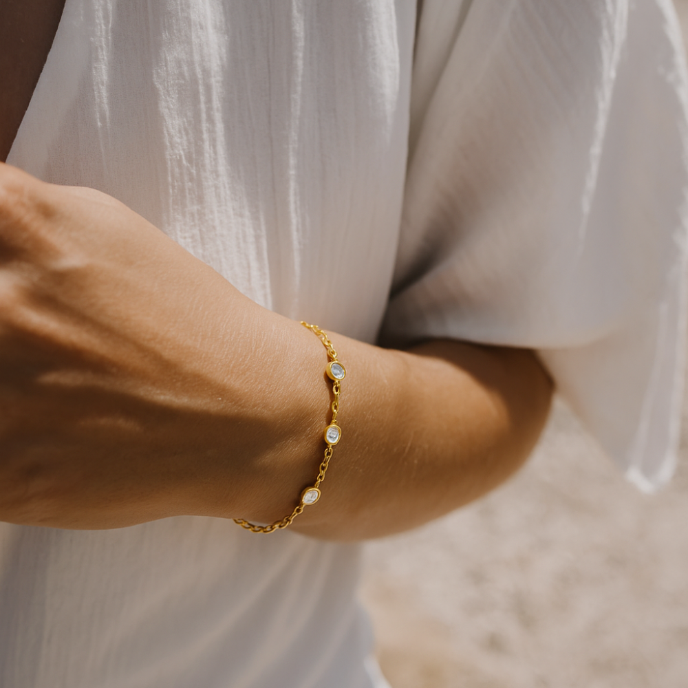 Bracelet Chaîne Doré